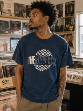 The Specials Tour 2017 Band T-Shirt Ska 2 Tone Concert Tee Black Size L